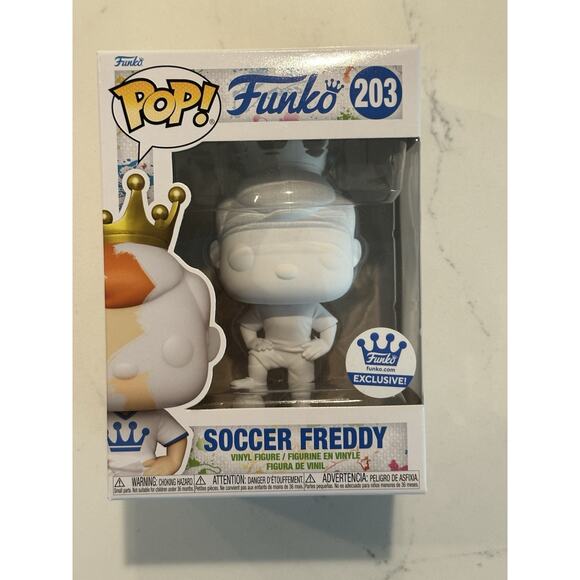 Funko Pop! Soccer Freddy #203 Funko Shop Exclusive DIY New #5 - Picture 1 of 8